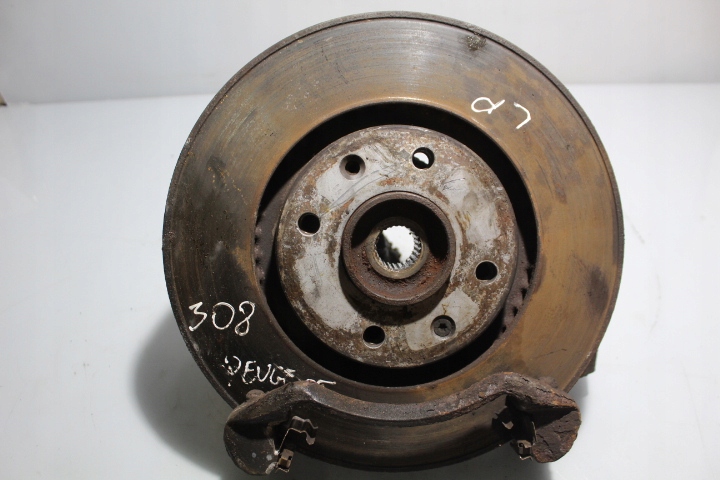 фото №1, Поворотний кулак ступиця лівий перед peugeot 308 i 1.6