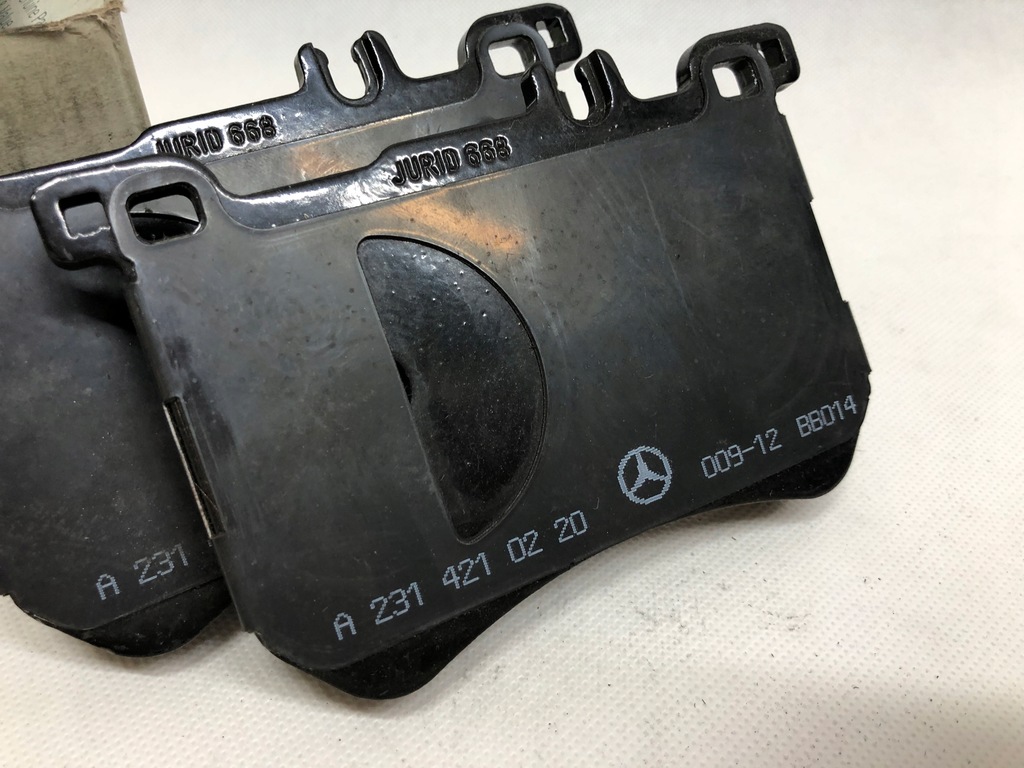 фото №4, Mercedes sl r231 тормозные колодки тормозные перед оригинальный новый