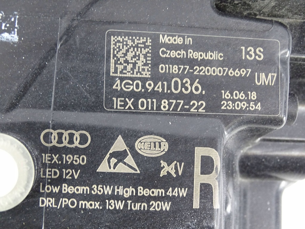 фото №7, Лампа передняя правая audi a6 c7 4g lift 14-18