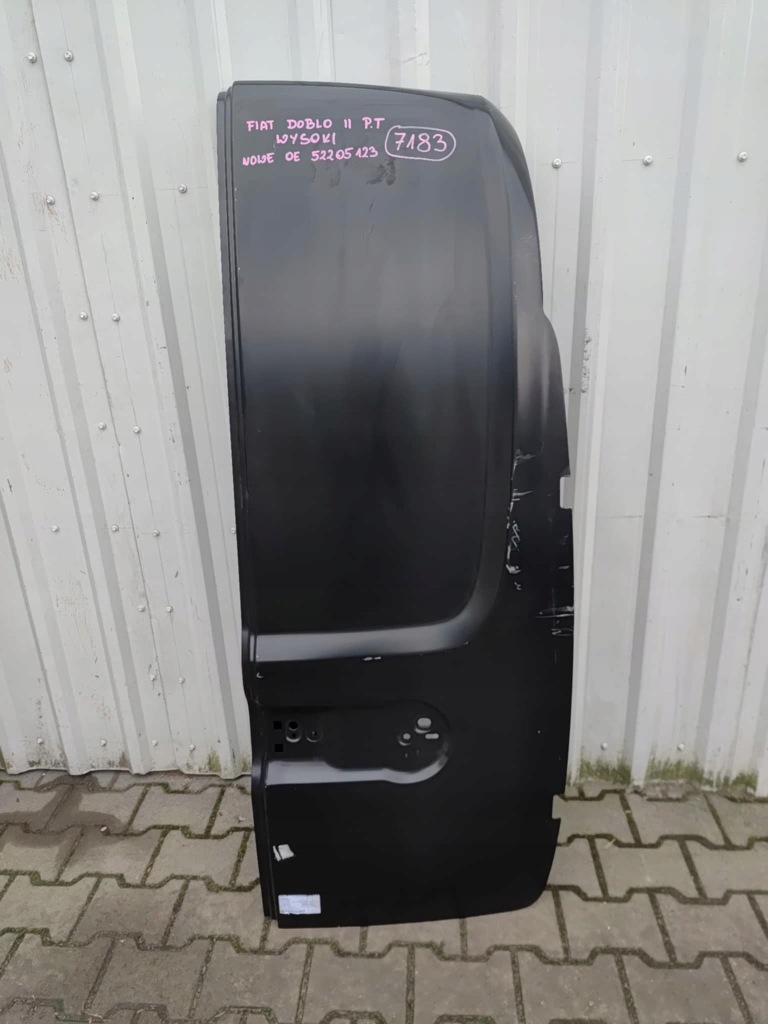 фото №1, Fiat doblo ii combo ii maxi високий двері праве задня задні nowe оригінальний номер 7183