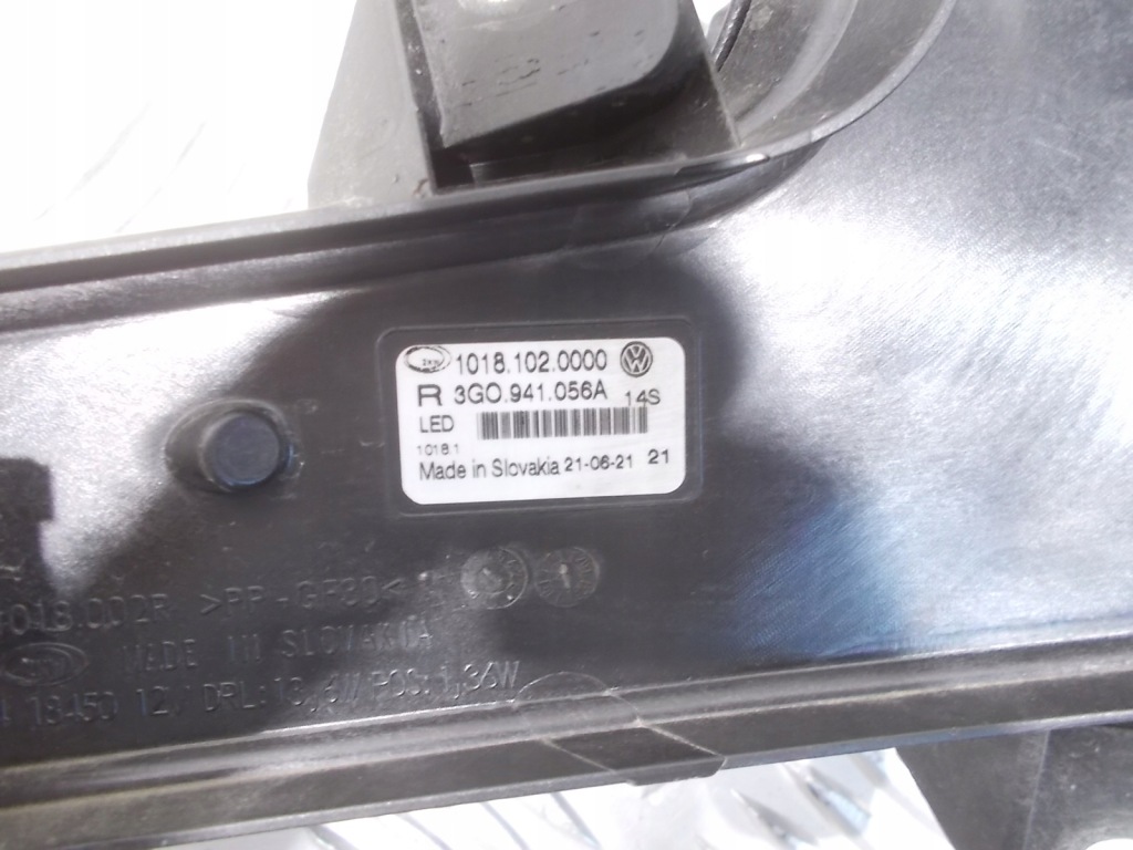 Противотуманная фара led drl vw passat b8 3g gte 3g0941055a 3g0941056a оригинал левый правый в Украине