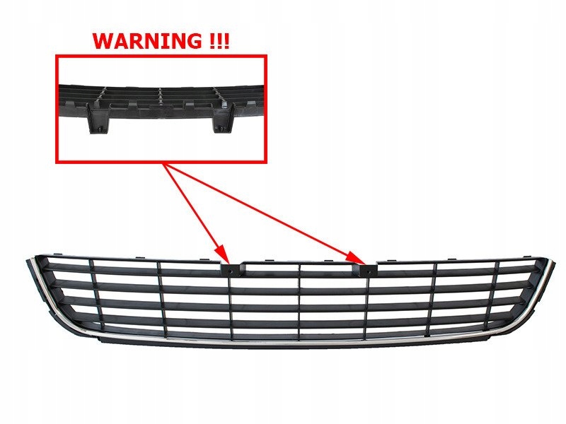 фото №1, Vw golf vi 6 5k0 2008- решётка радиатора решётка бампер