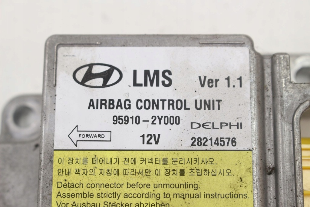 фото №6, Модуль датчик подушка безопасности 95910-2y000 hyundai ix35