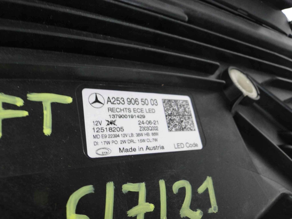 фото №14, Mercedes glc x253 253 lift лампа multibeam led