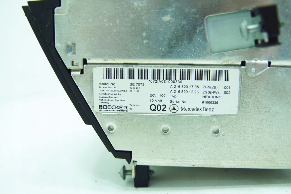 фото №7, Comand 6cd a2168201785 mercedes cl w216 версія usa