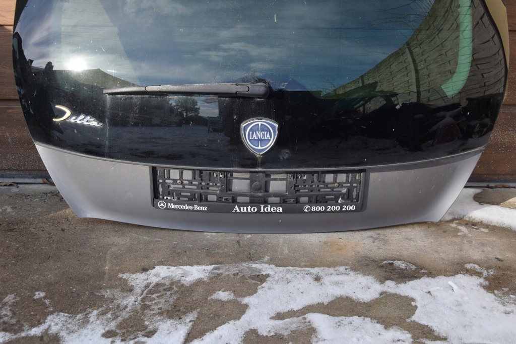 фото №5, Lancia delta iii крышка багажника стекло задняя kpl vr617 спойлер gold