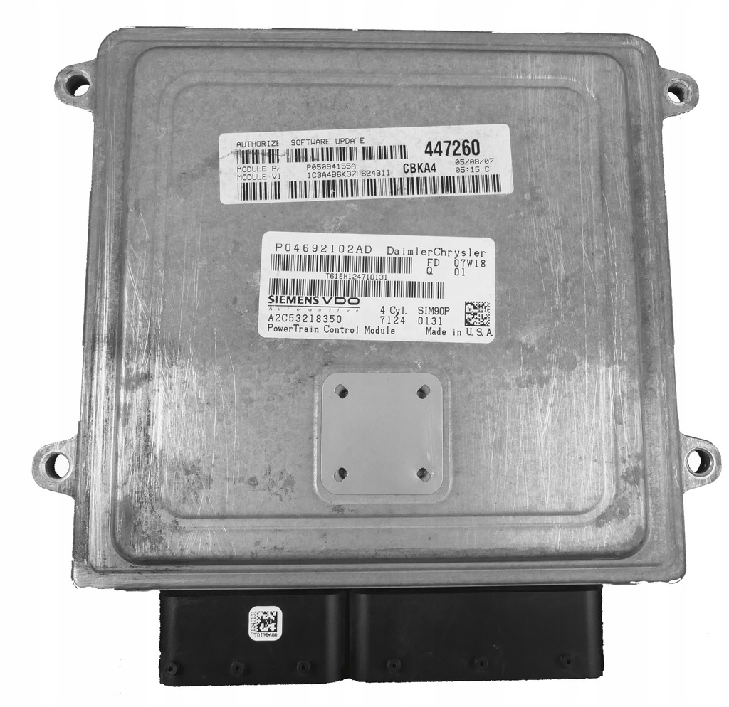 фото №1, Блок керування sebring 2.4 a2c53218350 p04692102ad програмування