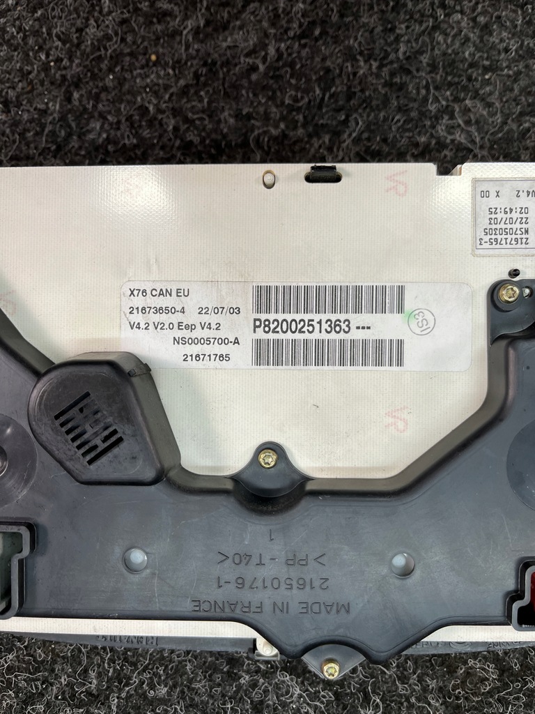 фото №7, Приборы счетчик renault kangoo p8200251363