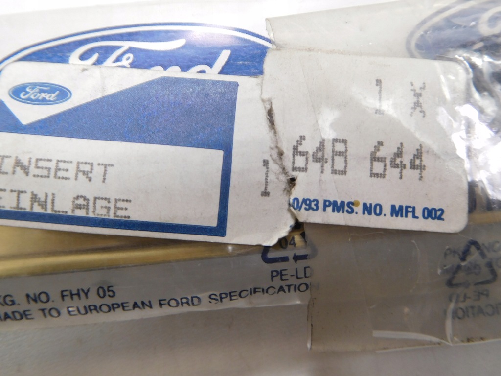 фото №7, Вкладка - молдинг двері лівий перед ford sierra 1987-1993 dd оригінальний номер 1648644