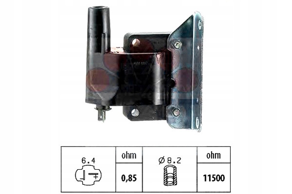 фото №1, Facet котушка запалювання kia sephia 1.5i 1.6i eps