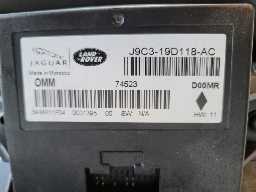 фото №6, Дисплей повітроводи модуль комфорту jaguar i-pace x590