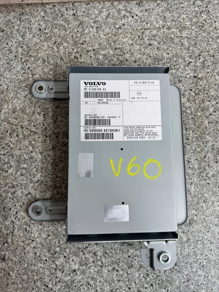 фото №4, Підсилювач модуль радіо volvo s60 ii v60 i 2011-2018 31489108