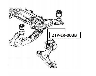 фото №10, Втулка рычага dół land rover freelander ii 2006-