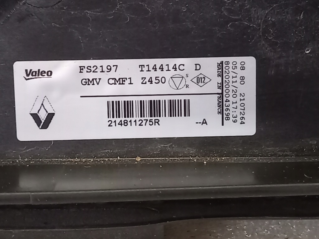 фото №8, Вентилятор renault kangoo iv citan megane iv 1,5 blue dci 214811275r