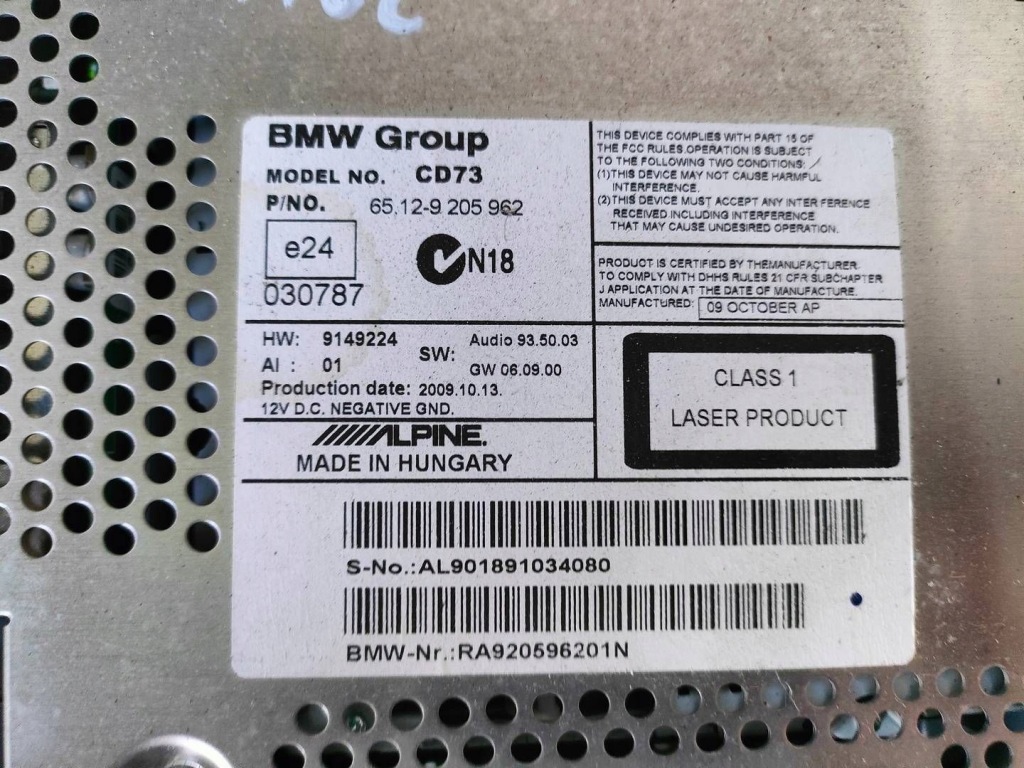 Bmw e92 радіо cd 9205962 Ціна