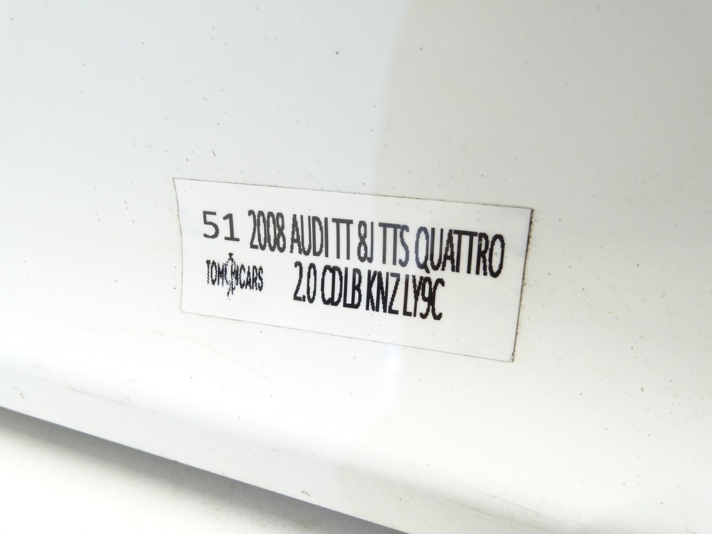 фото №11, Молдинг порог правая audi tt 8j tts 8j0853856b