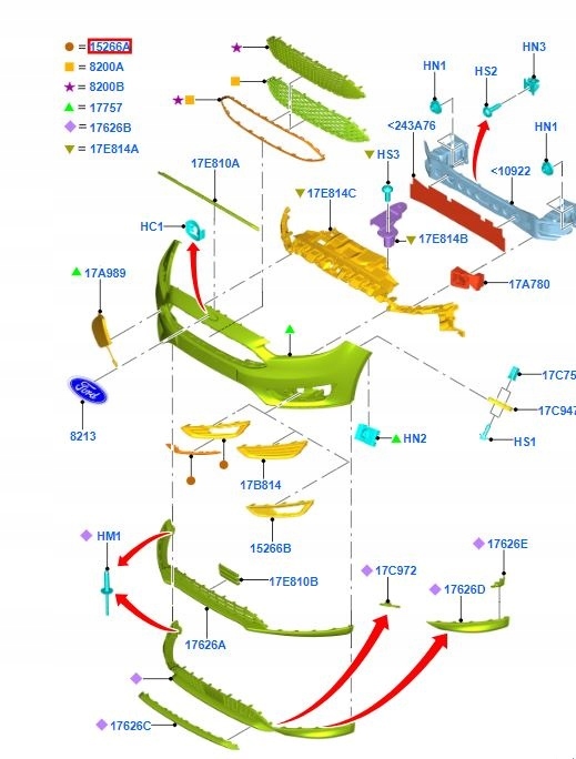 фото №5, Рамка противотуманной фары левая ford focus mk3 2014-18