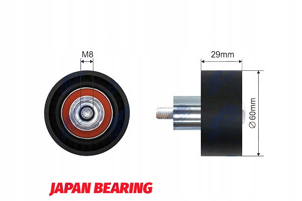 фото №2, Nty ролик натяжителя ремень клиновой ford cougar focus maverick mondeo