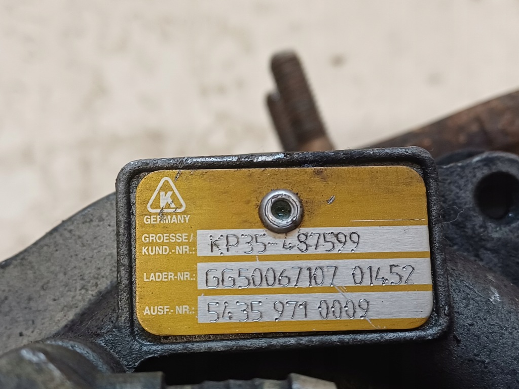 Citroen c3 1 i 1.4 hdi 02- турбонагнітач kp35487599 в Україні