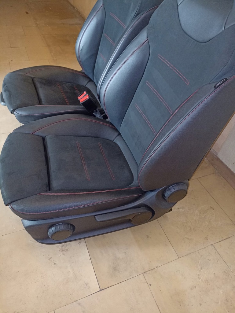 фото №6, Mercedes w177 a klasa amg сиденья заднее сиденье комплект кожа alcantara сиденье