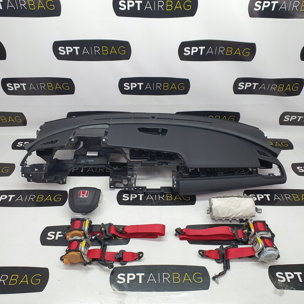 фото №1, Civic x typer панель приладів консоль подушки безпеки ремені подушка безпеки stare повернення
