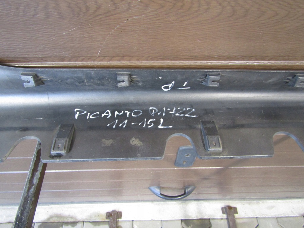 фото №7, Молдинг поріг ліва kia picanto 2011- 3d накладка