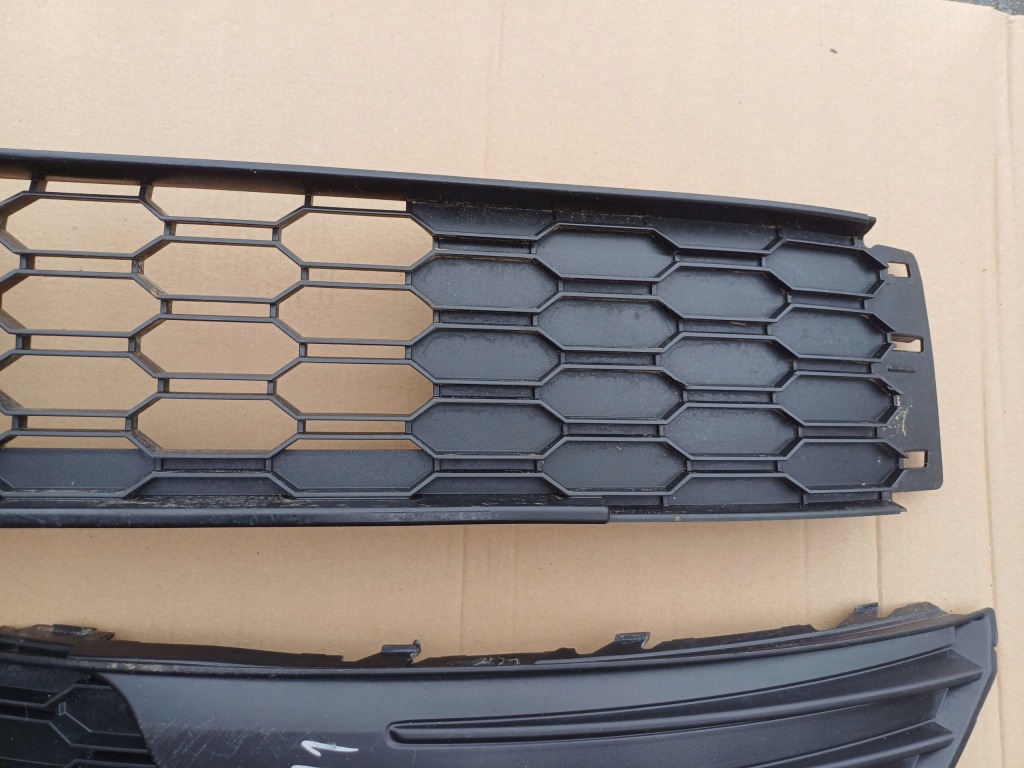 фото №7, Skoda fabia 3 iii lift решітка права ліва середня комплект решітка бампера