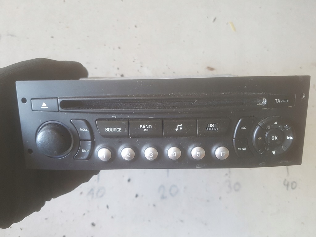 фото №1, Citroen ds3 09-16r радио cd радиопроигрыватель