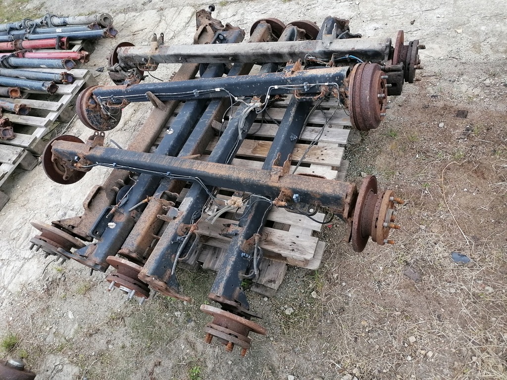 фото №1, Oś задня ford transit 06-14 15 cali без оснащення