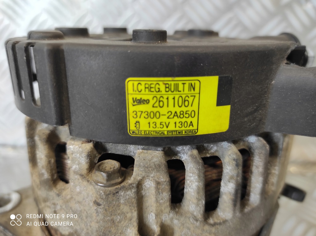 фото №10, Генератор kia оригинальный номер 37300 2a850