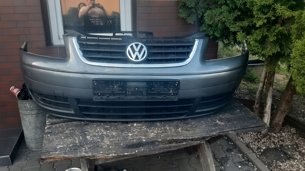 фото №1, Vw caddy, touran. бампер передний kompletny.