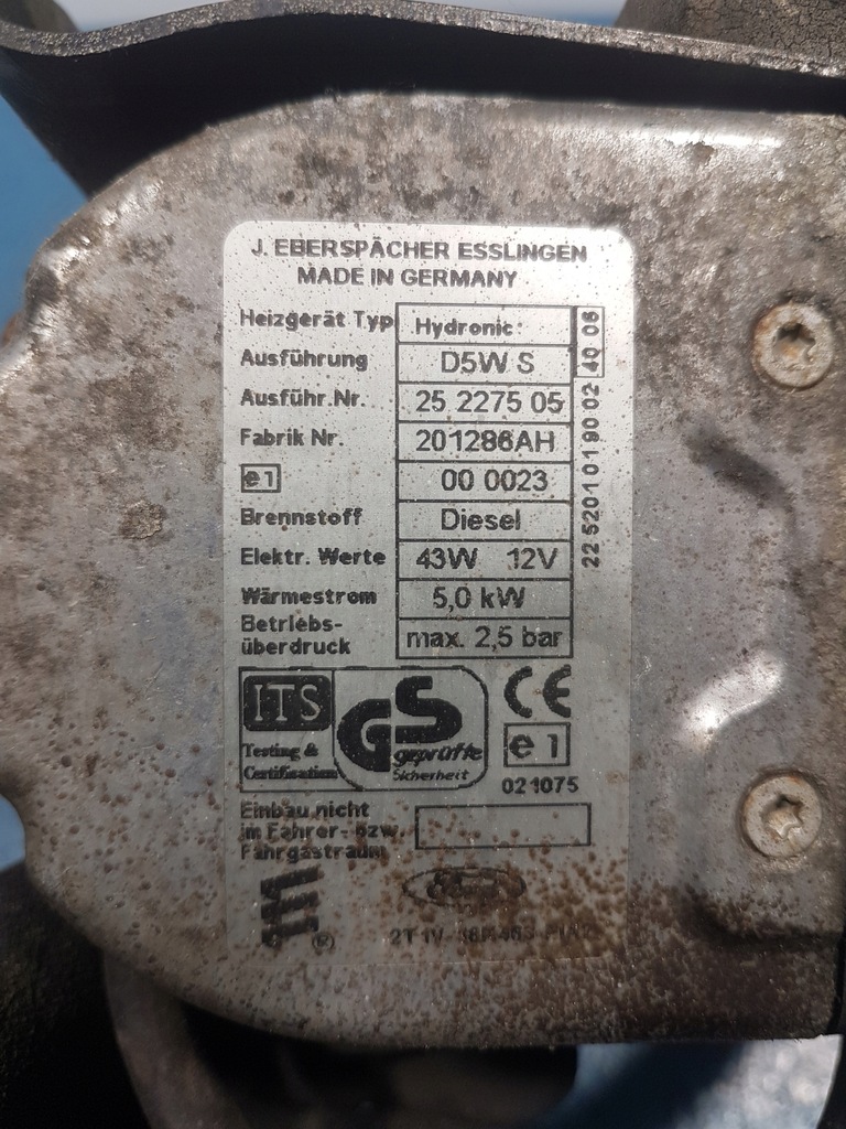 фото №6, Ford transit connect webasto 2t1v-18k463-ac