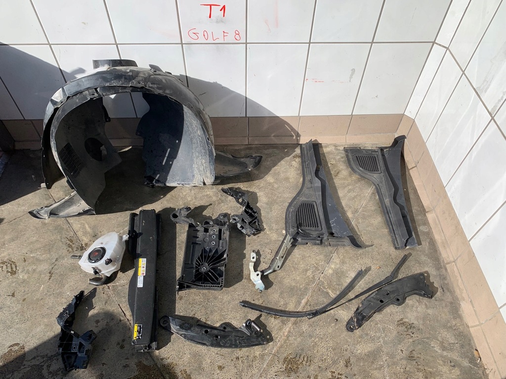фото №12, Vw golf viii 8 kompletny перед радиатор pas передний бампер капот t1