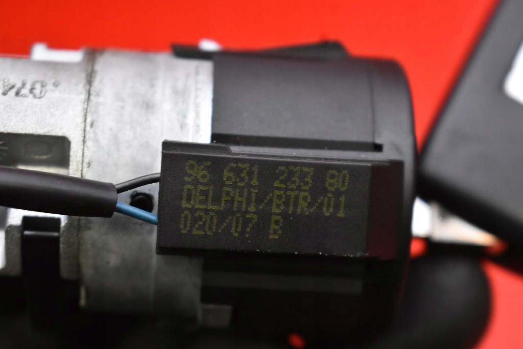 фото №9, Замок зажигания ключ 9663123380 citroen c4 picasso 1 i 1.8 16v 125 km 06-13