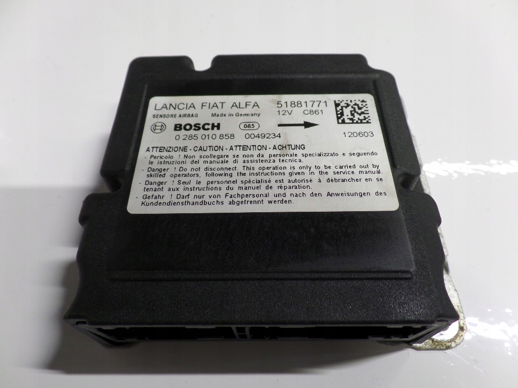 фото №1, Fiat doblo ii модуль подушок повітряних