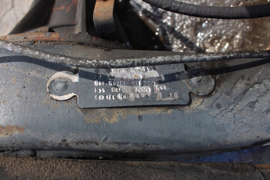 фото №5, Мост задняя 35/9 gd260 nissan atleon 99-