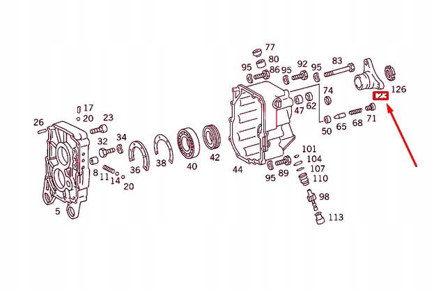 Mercedes-benz 190 w201 фланец шарнир a1243531745 оригинальный с Разборки