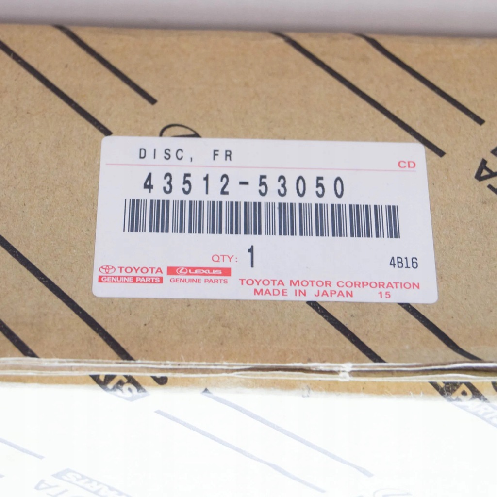 фото №6, Lexus gs l10 передняя правая диск тормозная f-sport 4351253050оригинальная