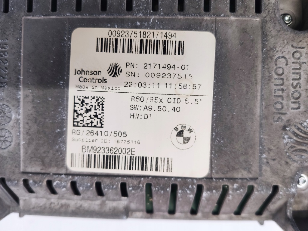 фото №2, Mini r56 r57 lift дисплей екран mmi 2171494