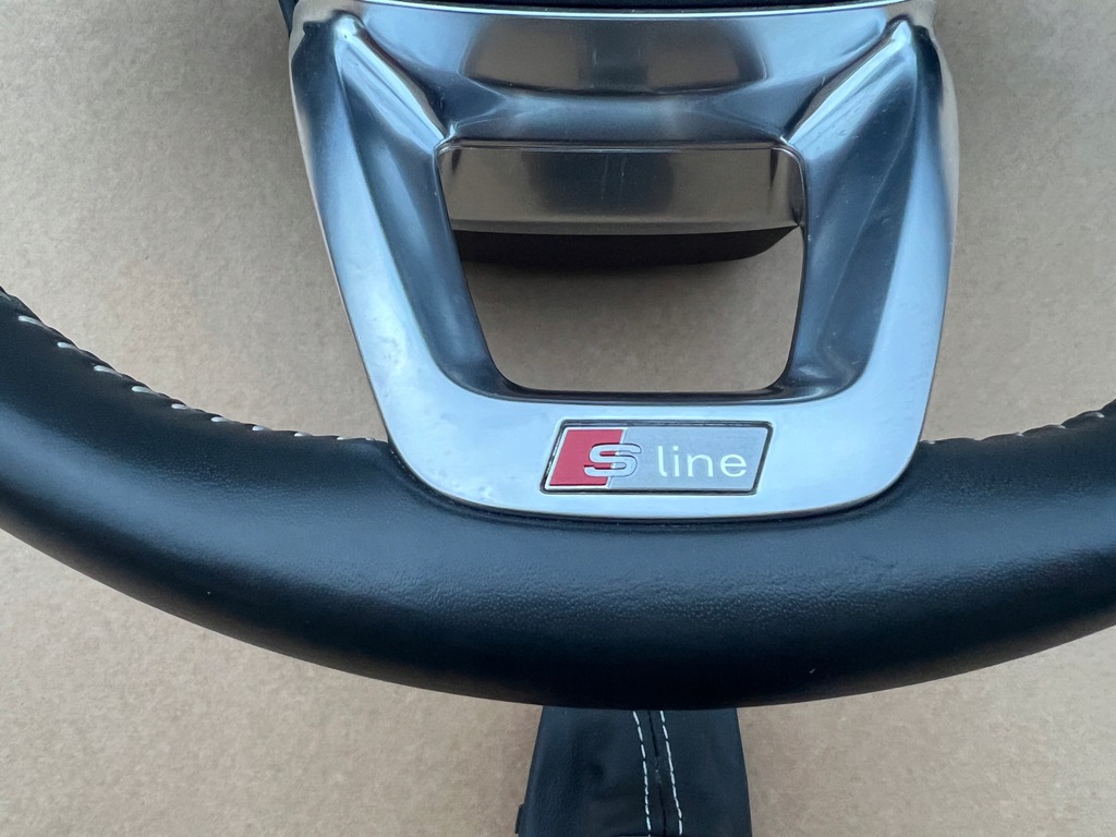 фото №5, Audi q7 4m s-line воздуховод ручка лепестки переключения кожа