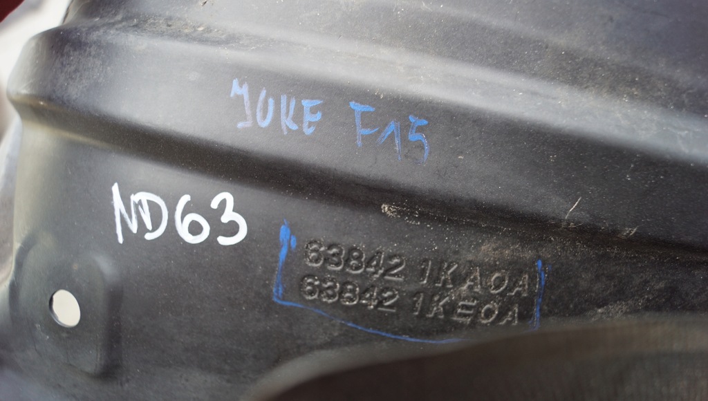 фото №9, Підкрилок правий перед nissan juke f15 638421ka0a