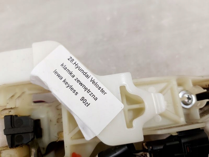 фото №7, Veloster 1 i ручка наружная p9r левая keyless