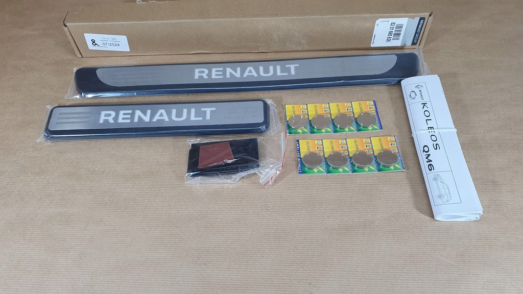 фото №1, Накладки порог 8201665635 перед i задняя renault koleos ii оригинал