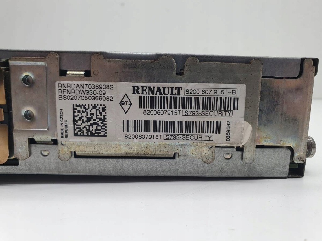 Радио заводской 8200607915t renault modus scenic megane eu Оригинал