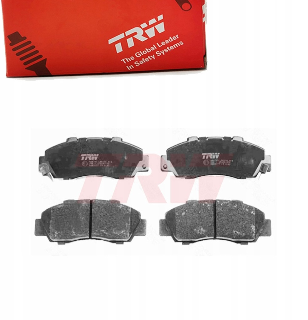 фото №1, Тормозные колодки тормозные перед trw do honda prelude v 2.2