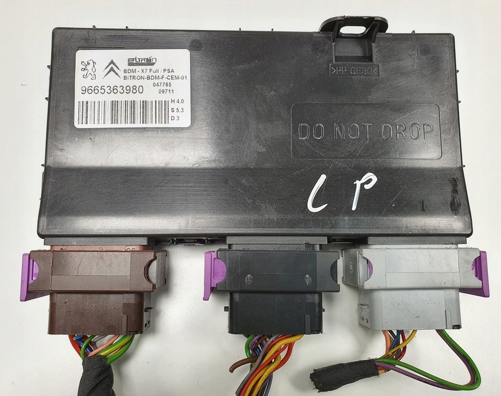 фото №1, Модуль сидіння лівий citroen c5 iii x7 9665363980