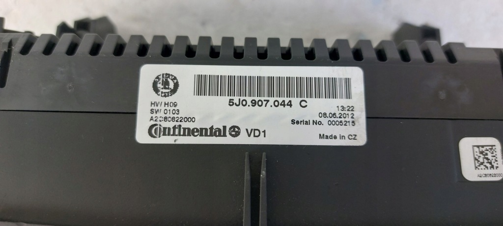 фото №5, Skoda fabia ii lift панель управление кондиционера 5j0907044c