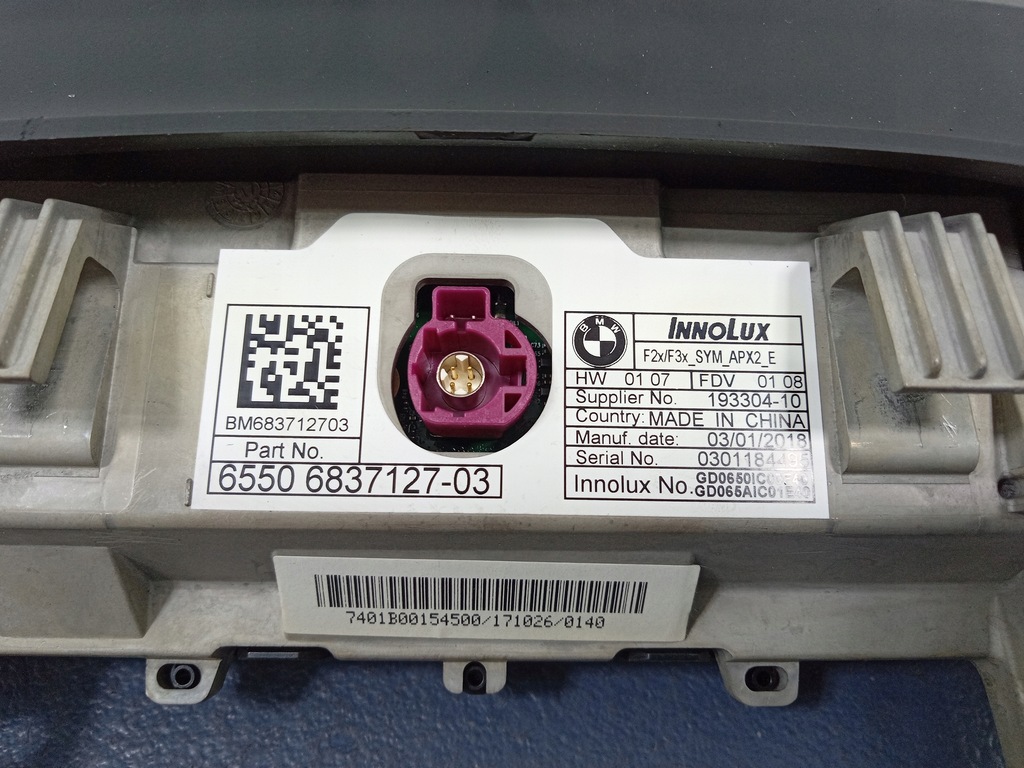 фото №4, Bmw 3 f34 f30 дисплей cid 6.5 cala 6837127