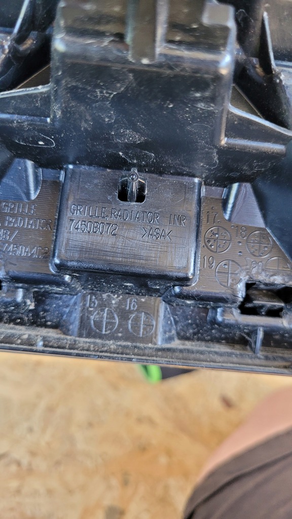 фото №7, Mitsubishi eclipse cross решётка радиатора решётка радиатора решётка