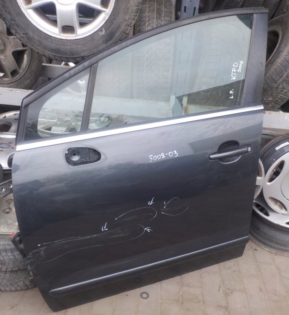 фото №1, Дверь левая передние, peugeot 5008 2009r 156 km 1.6pb